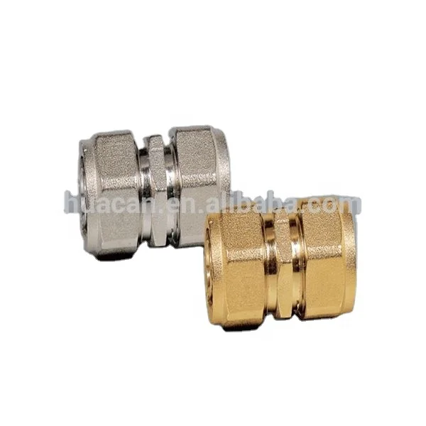 good quality brass equal coupling pipe fitting with pex al pex tube