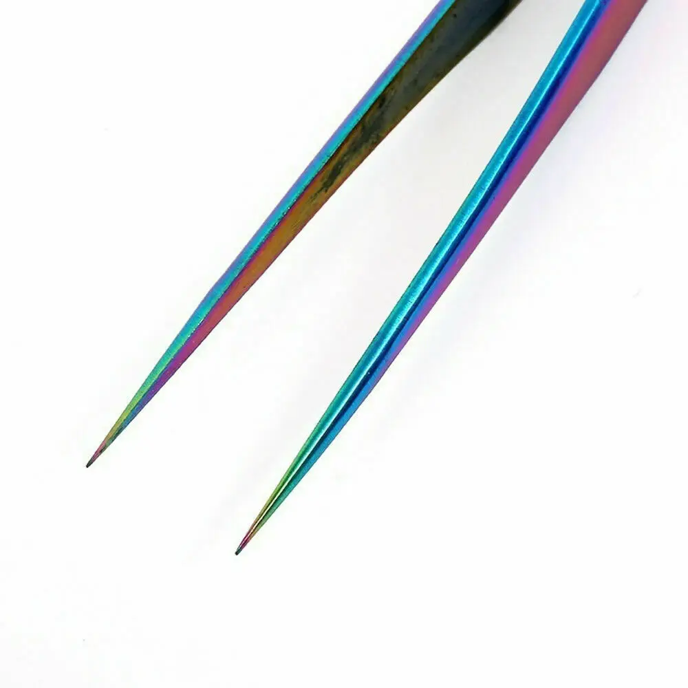 Professional False Eyelashes Tweezers Stainless steel Applicator False Eyelashes Private Label Eyebrow Extension