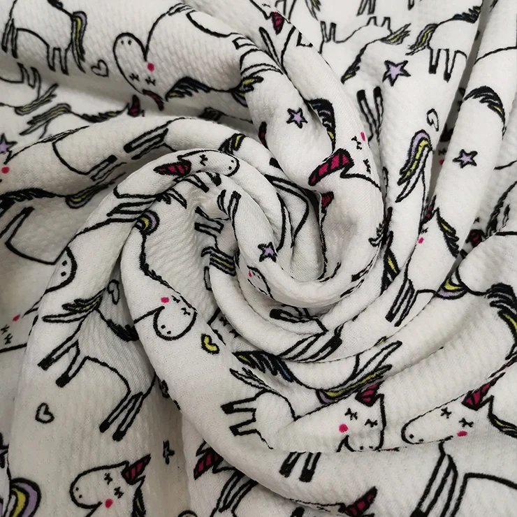 Most Popular Hot Sale Custom Solid poly spandex Knit Printing Bullet Proof Fabric For Headband Bows