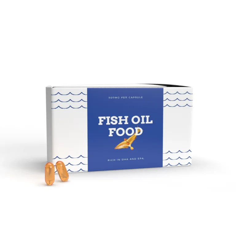 boxed high quality fish oil rich in omega 3 capsule