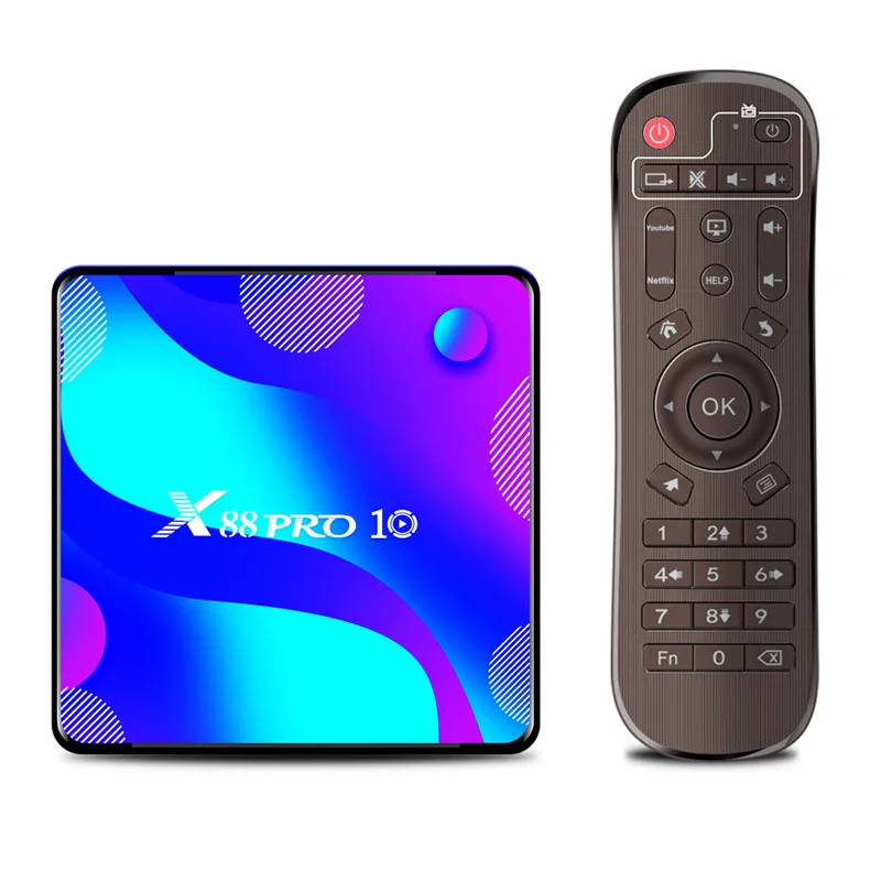 Best Price Android 10 X88 PRO 10 TV Boxes Internet TV Smart TV Box Android 4k 128gb