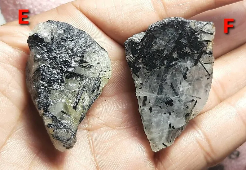 Черный Рутиловый натуральный грубый драгоценный камень черные драгоценные камни необработанный