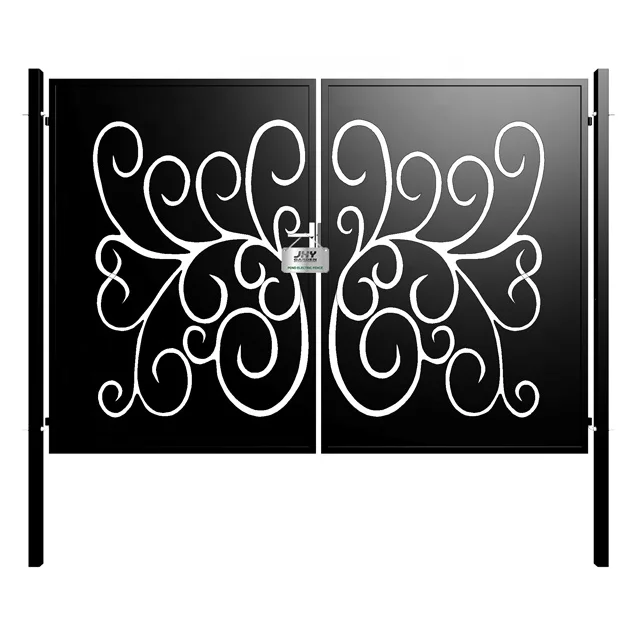 Китай лазерная резка садовые ворота металлический забор для улицы