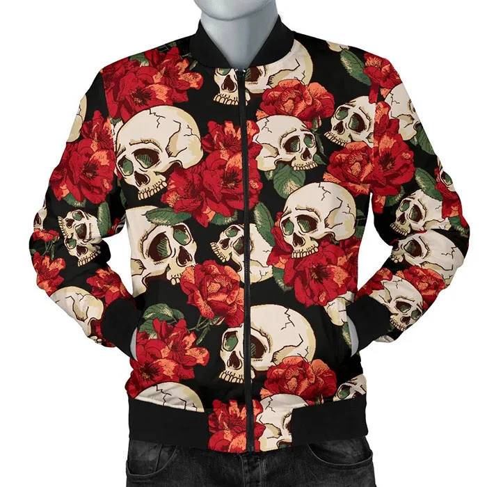 Bomber jacket Sublimated men Stylish Stand Collar Full Sleeve Zipper Closure for Sale