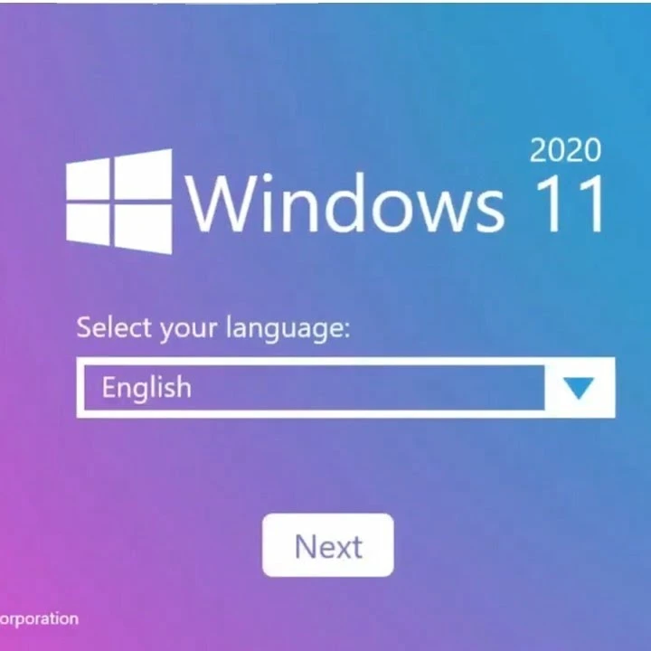 Microsoft windows 11 Pro key 64 bit DVD OEM Package windows 11 professional FPP coa sticker english