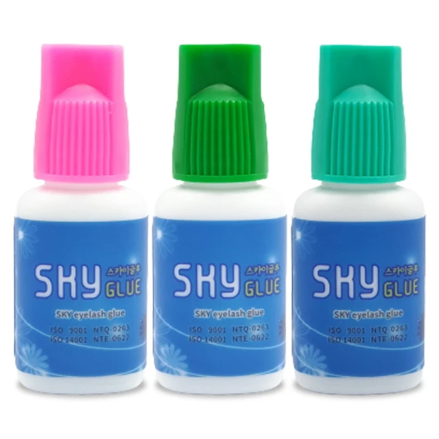 Sky Glue S+ Type Lash Glue 5ml Fast Dry Long Lasting Premade Fans Individual Eyelash Extension Sky Glue Korea Adhesive for sale