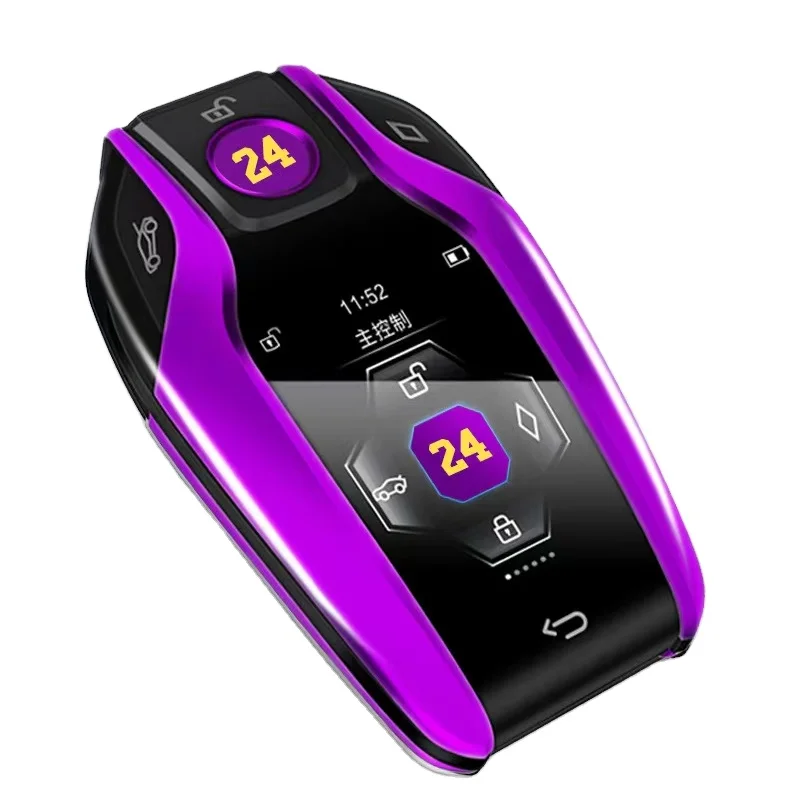 
Smart key Auto LCD smart key, Lakers purple gold team Kobe Bryant Memorial, welcome to buy LCD Key 