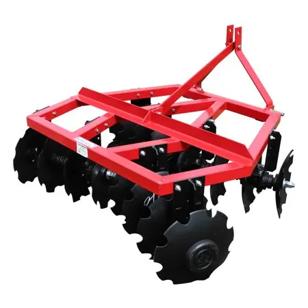 wheel tractors mounted on share plough for farm land use