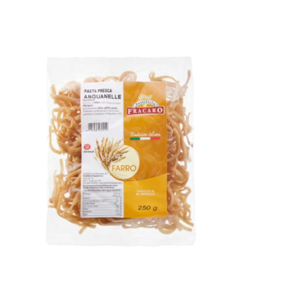 Made in Italy  Healthy Food Fresh Egg Pasta with Spelt Flour 250gr Fast Cooking - Private Label Possibility