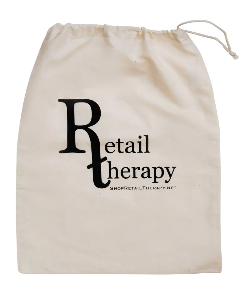 
Printed Dust Bag With Drawstring Organic Cotton 