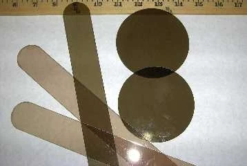 36mm diameter Round Boiler Disc of Transparent Natural High Quality Mica of Indian Origin
