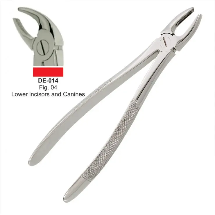  Зубные щипцы с английским узором верхние Корни сверхтонкие зубные