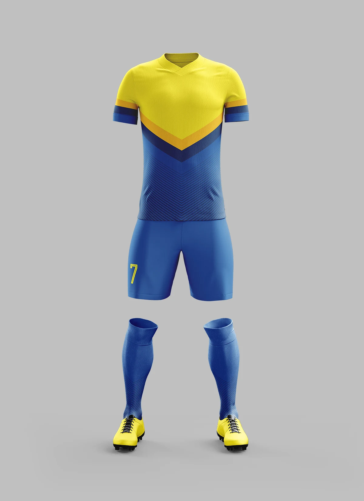 2021 design Outdoor Dry Soccer Uniform GSM 150 Football Team Game Jersey Breathable Sports Short-Sleeved Uniforms For Men