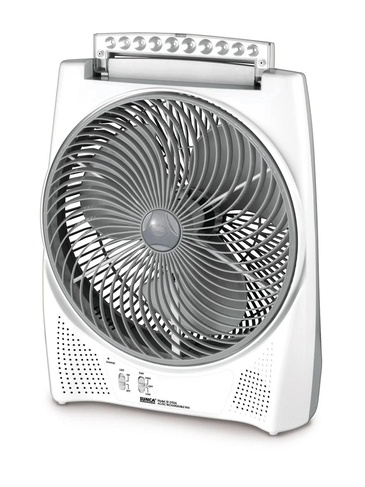 RECHARGEABLE BOX FAN(SF-2703AC/SF-2703BC/SF-2703ACU/SF-2703BCU)