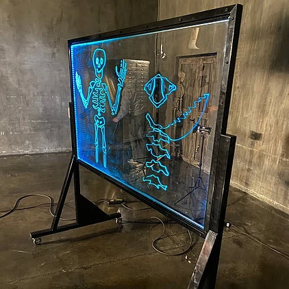 Доска с подвижной подставкой (на колесах), стеклянная флип-карта и металлическая рамка, оборудование для преподавания и коммерческого видео изготовления