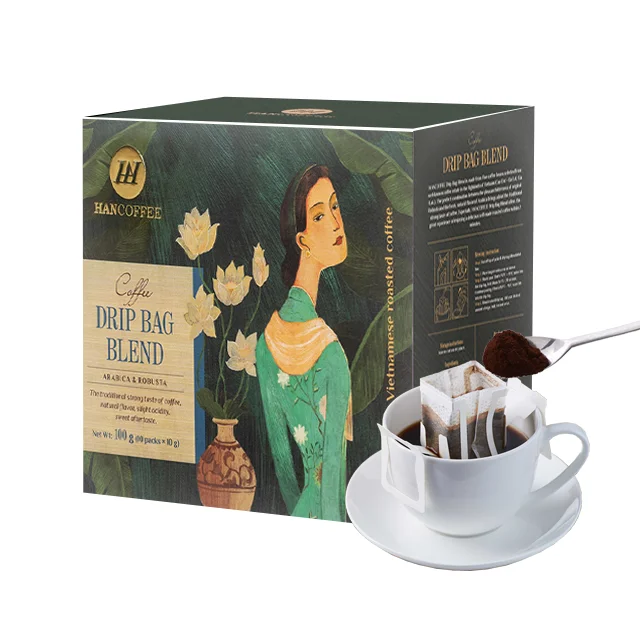 Vietnamese Superior Competitive Price Blend Dripbag Original Equipment Manufacturing Eco-friendly Drip bag	Vietnam Coffee