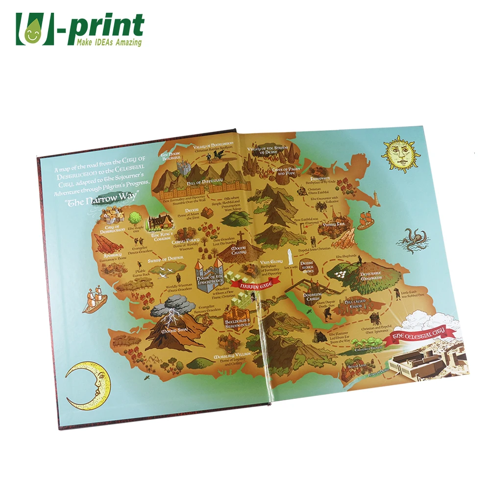 Custom coffee table hardback hardcover book printing hardcover