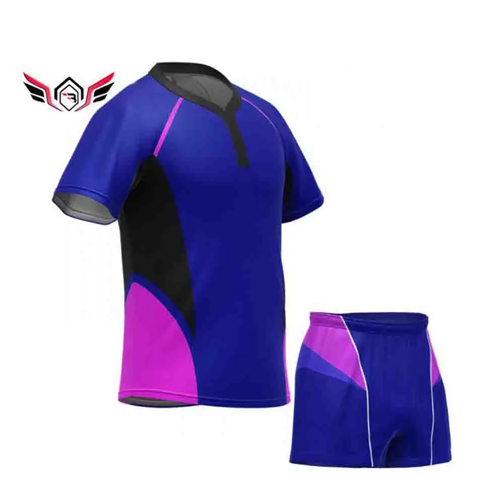 High Quality Protective Body Rugby Polo Shirt Football Wear Jersey Uniform For Sale