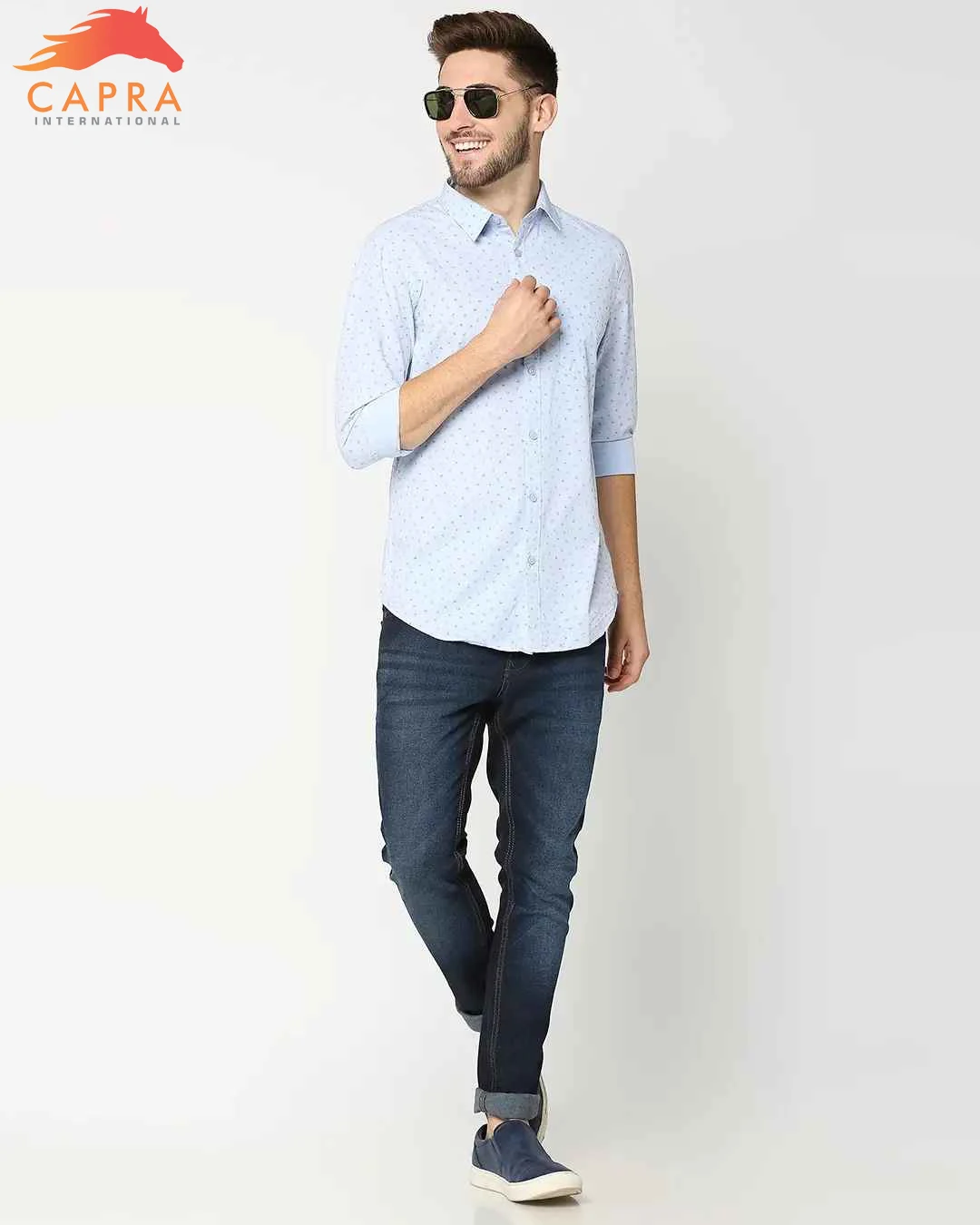 New Fashion Cotton Long Sleeve Turn Down Collar  Shirt Solid Slim Fit Male Social Casual Business White Black Dress Formal Shirt