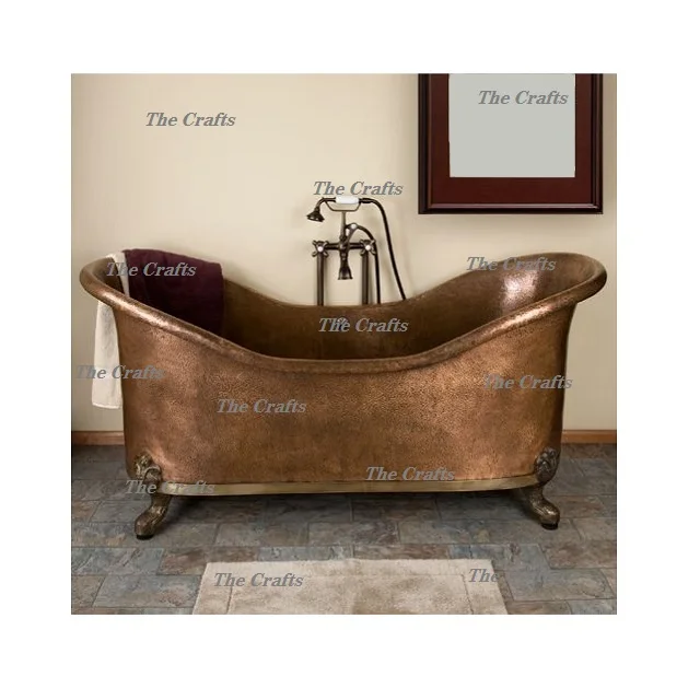 Bulk Copper Black Powder Coated Bath Tub For Bathroom Usage Free Standing Bath Tub At Affordable Prices