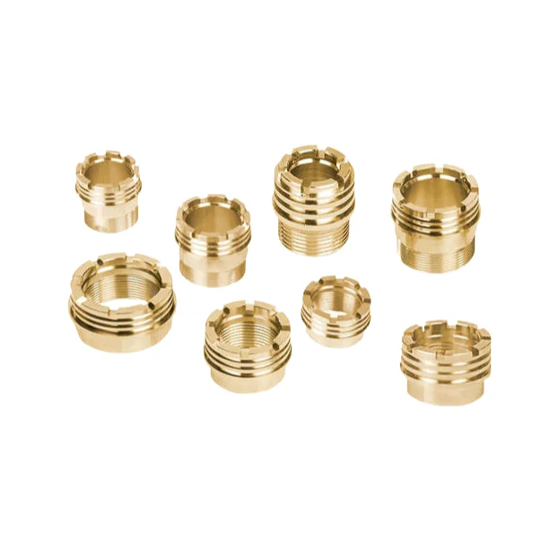 Custom Brass PPR Inserts for Molding Plated round Nut Inserts with M2.5 Thread Size M6 Model with Hex Head M4 and M3 Threads