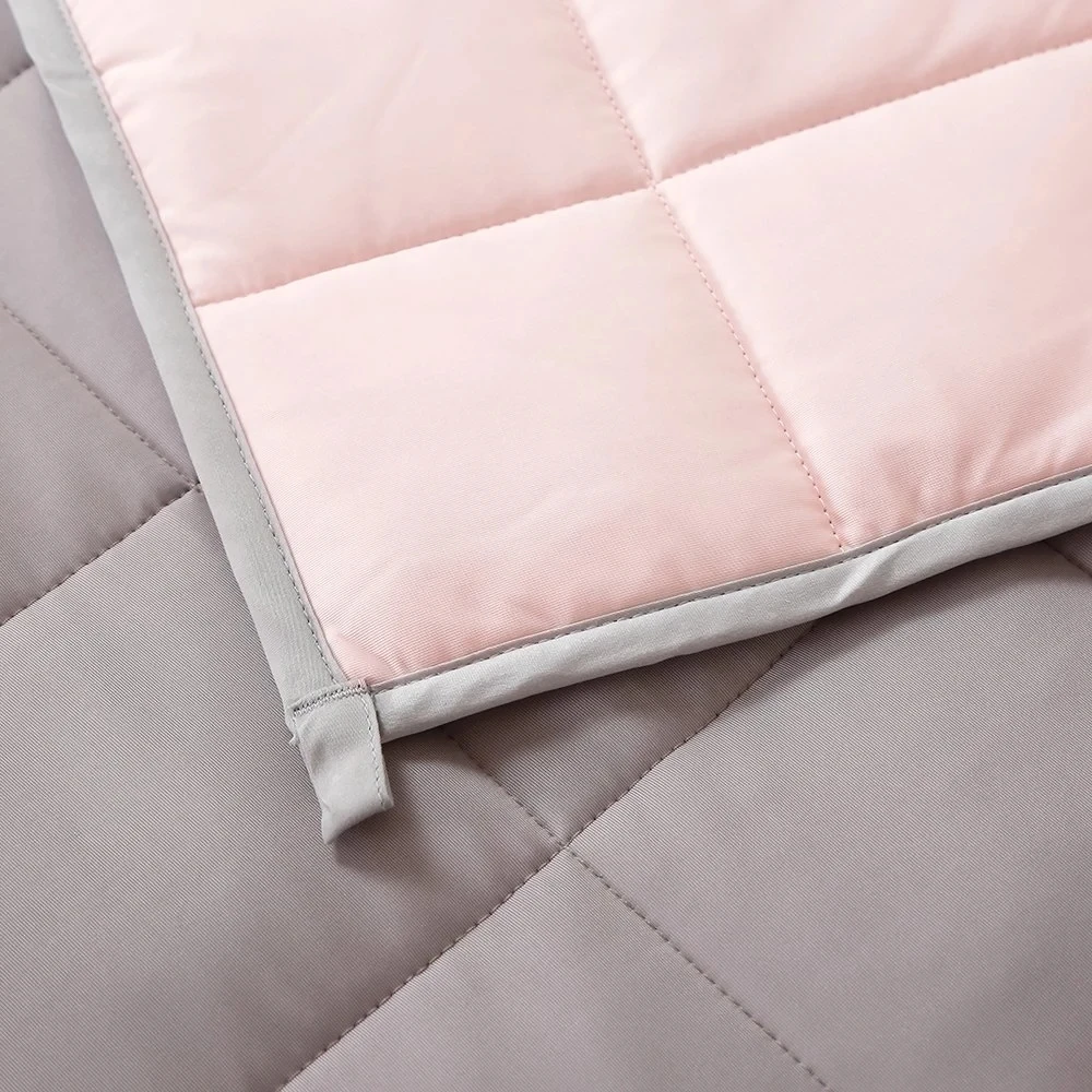 2022 Hot Sale Home textile Oeko-Tex  Manufactory Price High Quality Ice Silk Cooling  Weighted Blanket 15LBS For Adult