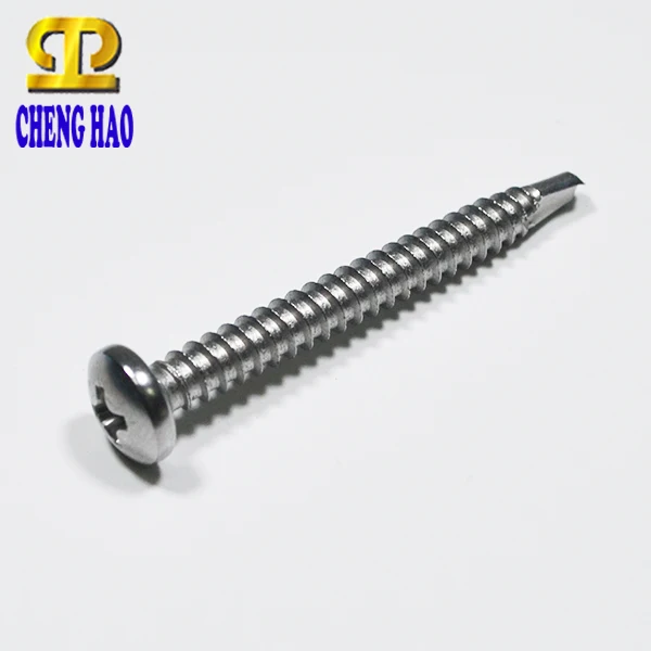 Нержавеющая сталь 304 316 класс 16,4 Шестигранная шайба плоская головка TEK саморез