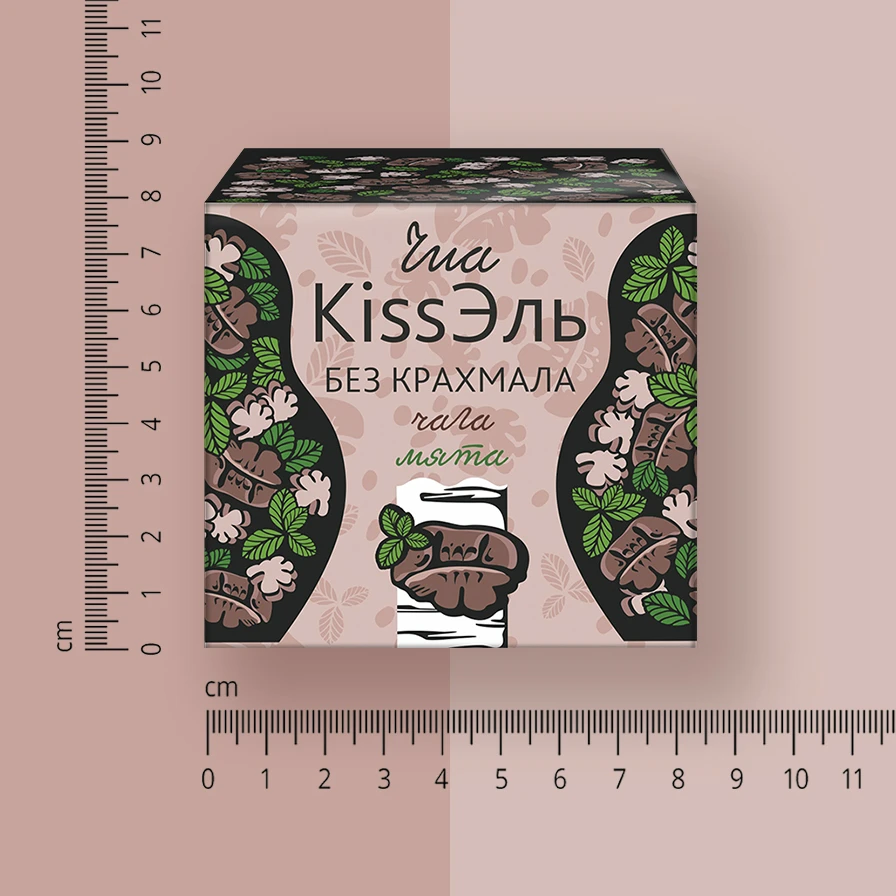 
Chia Drink Chaga And Mint Inulin Prebiotic Powder Jelly Instant Drink KIssEl For Cleansing With Soluble Fiber Low Calorie 