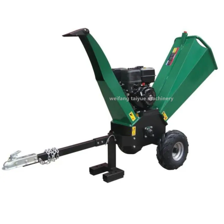 Factory supply ATV towable mini wood chipper,wood chipper 15hp