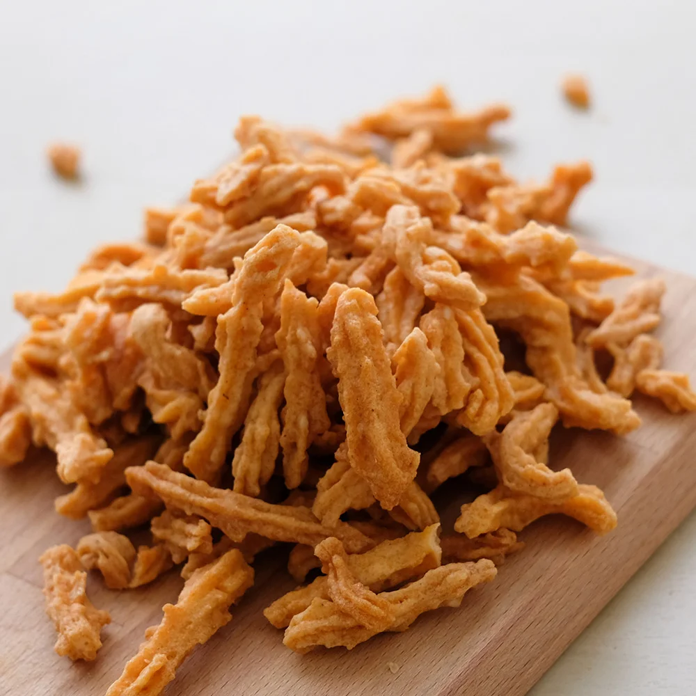 Prawn Muruku Custom brand Wholesale OEM Healthy Seafood Prawn Shrimp Snack Crispy Cracker Muruku Keropok Kerupuk Meat Snack