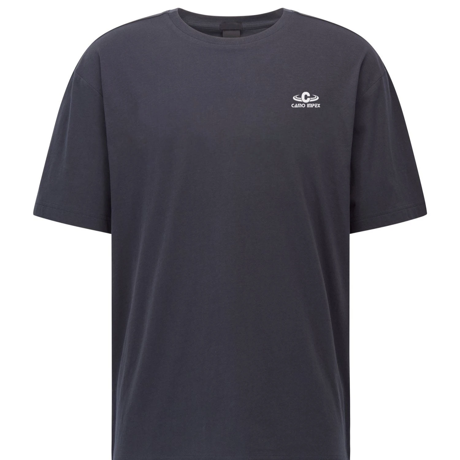 2021 Custom New Relaxed-Fit T-shirt In Cotton With Colour-Block Logo With Custom Logo Manufactured By Camo Impex