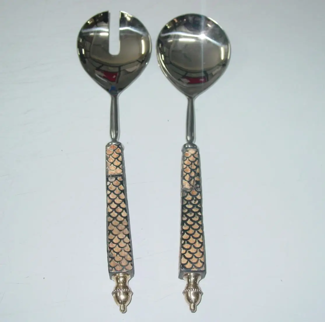 Набор из ложки и столовых приборов набор роскошных ложек для икры белого цвета 6 настроек в подарочной коробке современном стиле маленький размер