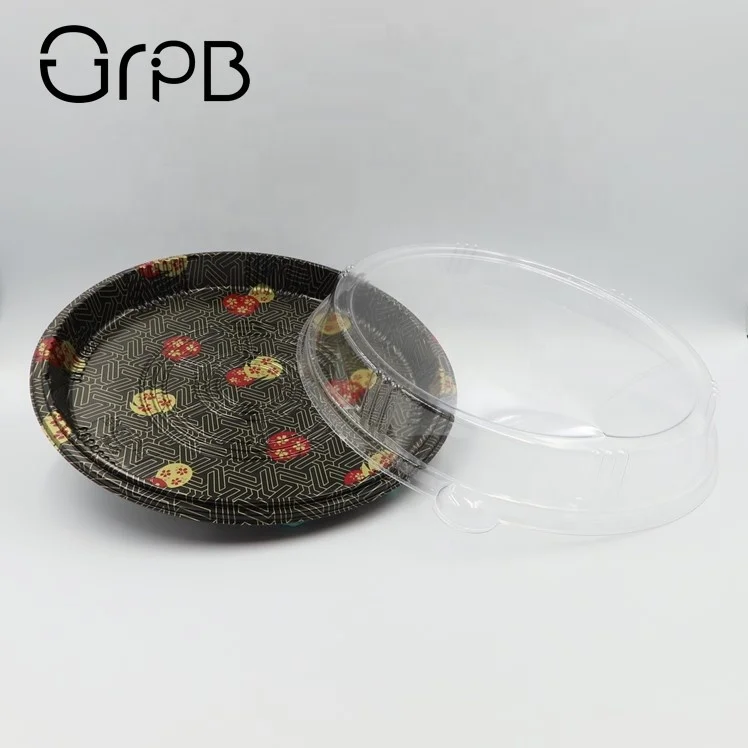 
disposable bento food packing plastic small sushi plate 