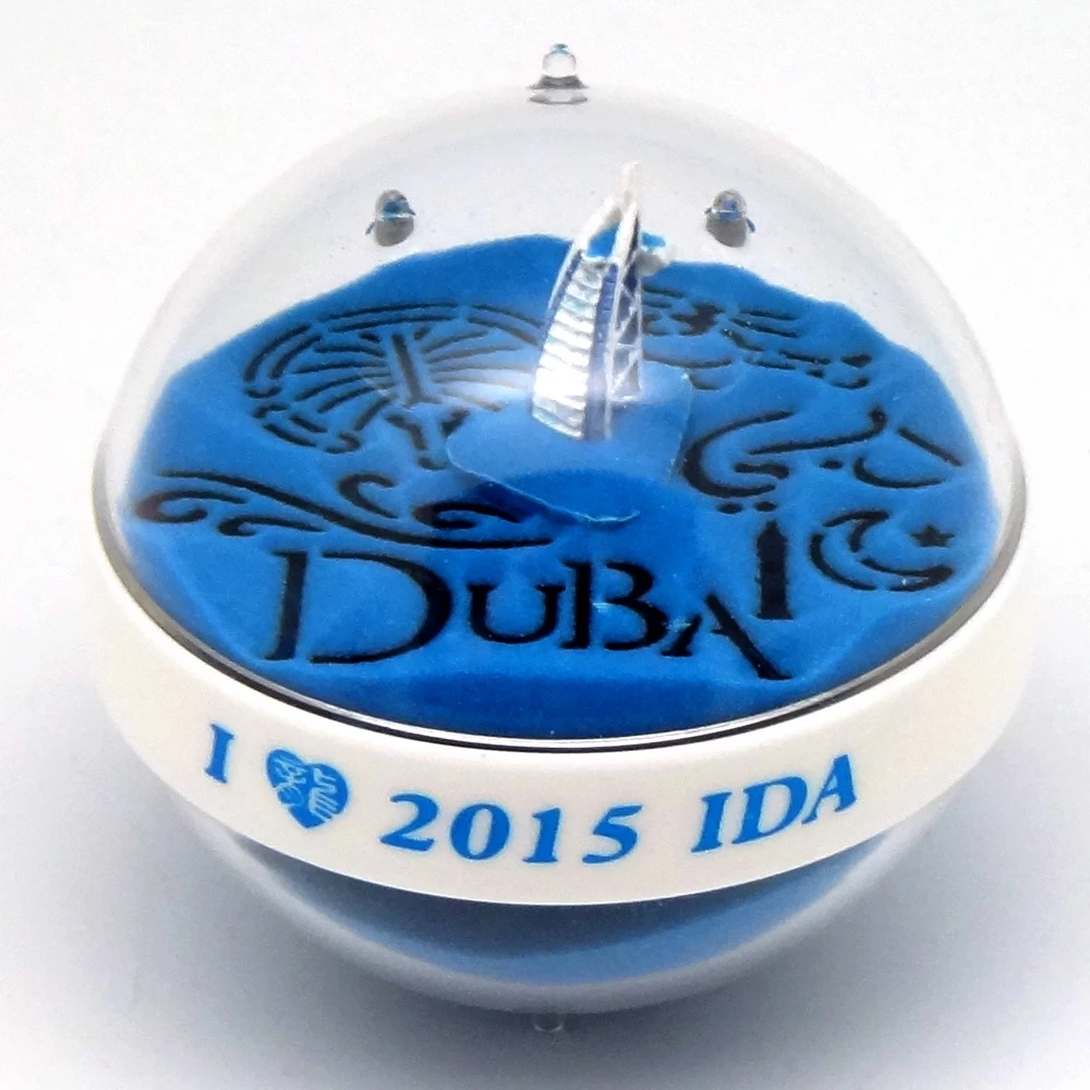 Acrylic sand paperweight as Arabic souvenirs gift