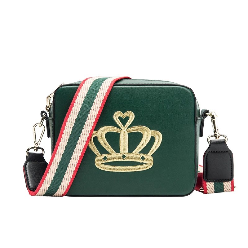 Newest casual Women fashion crossbody recycled leather PU bags for girls