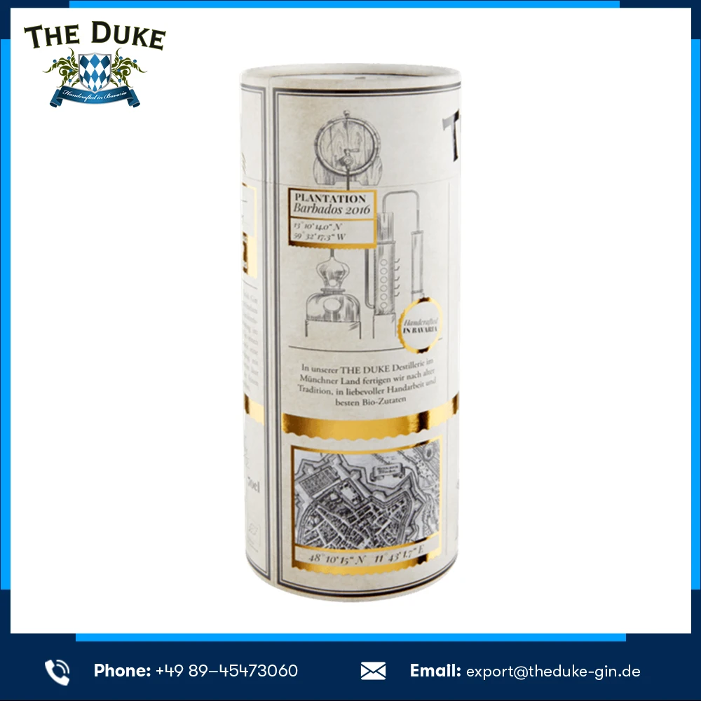 Немецкий Высококачественный завод оптовая цена Джин Duke Rum Cask