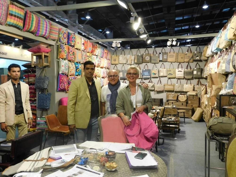 Eco friendly fashion custom printed logo Shopping Bag Orange Canvas beach tote bag with leather handle