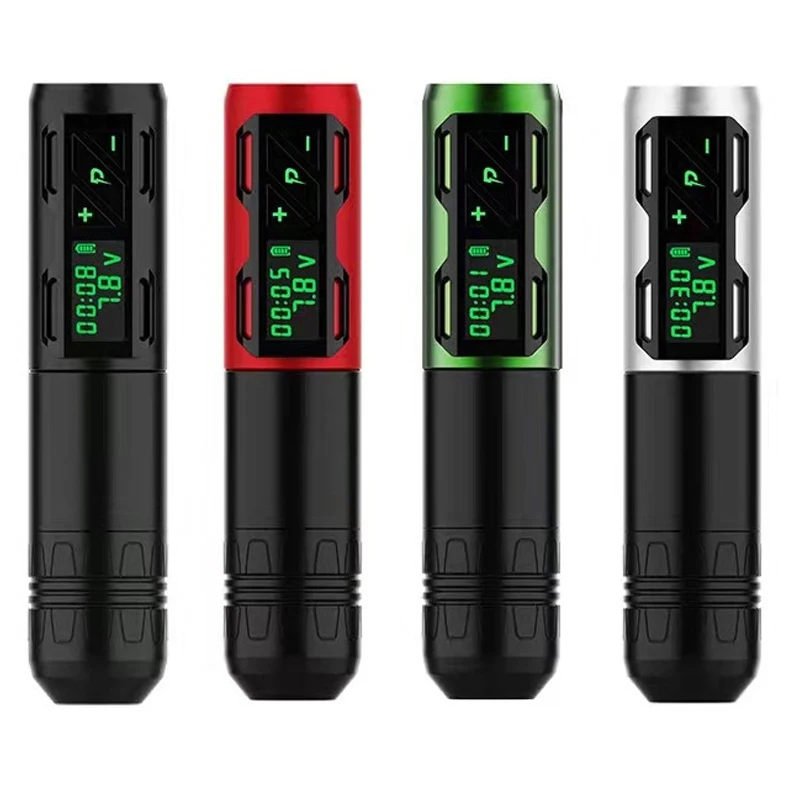 high quality  lithium battery wireless permanent makeup pen machine 1800mA High Quality Coreless Motor Tattoo Pen Machine