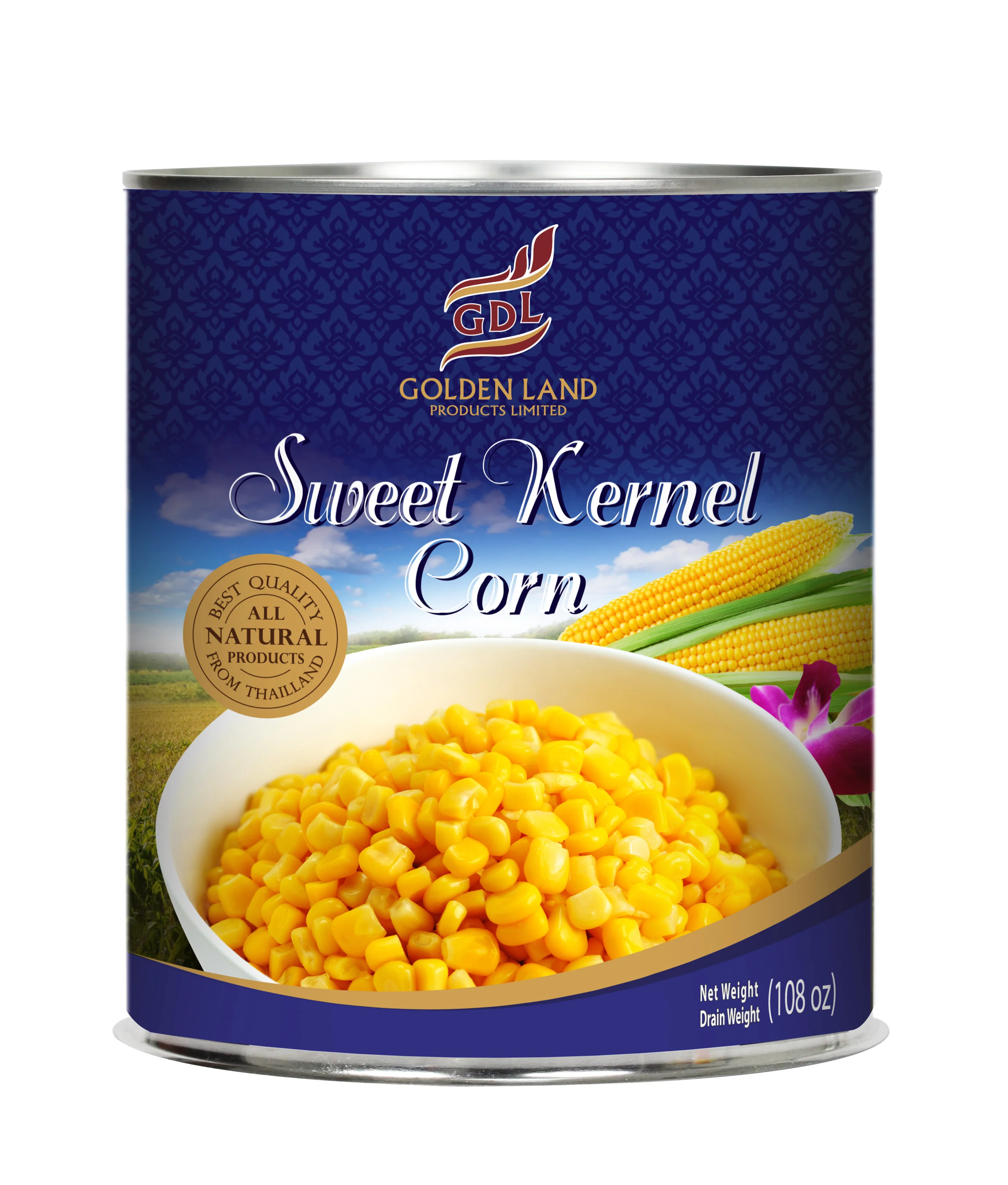 Best Quality For 75OZ. Canned Sweet Kernel Corn In Vacuum Packed