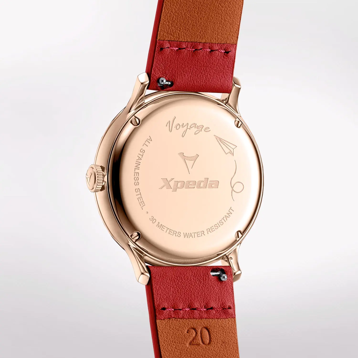 TIMEBOX TC809E Customize low MOQ women luxury rose quartz watch dial leather wrist watch custom watch case stainless steel 316l