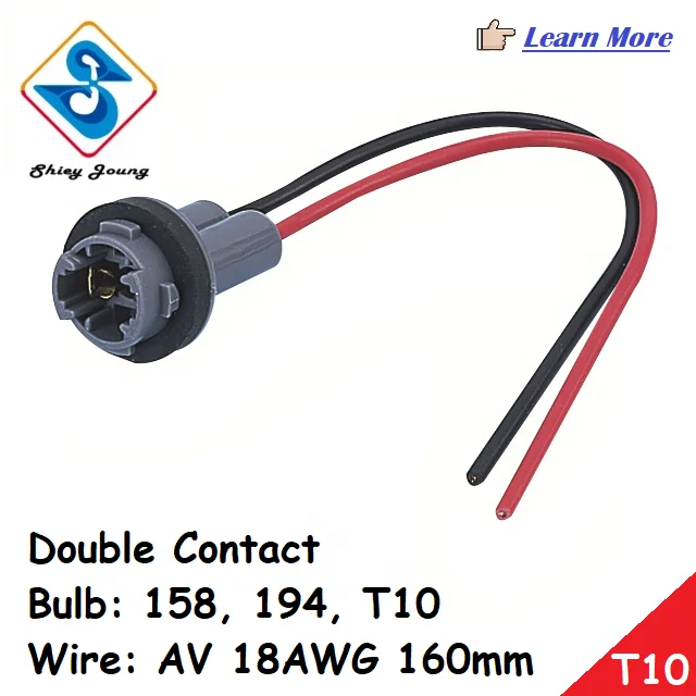 T10 W5W 194 LED Bulb 2 P Led Extension Socket Customized Lamp Holder