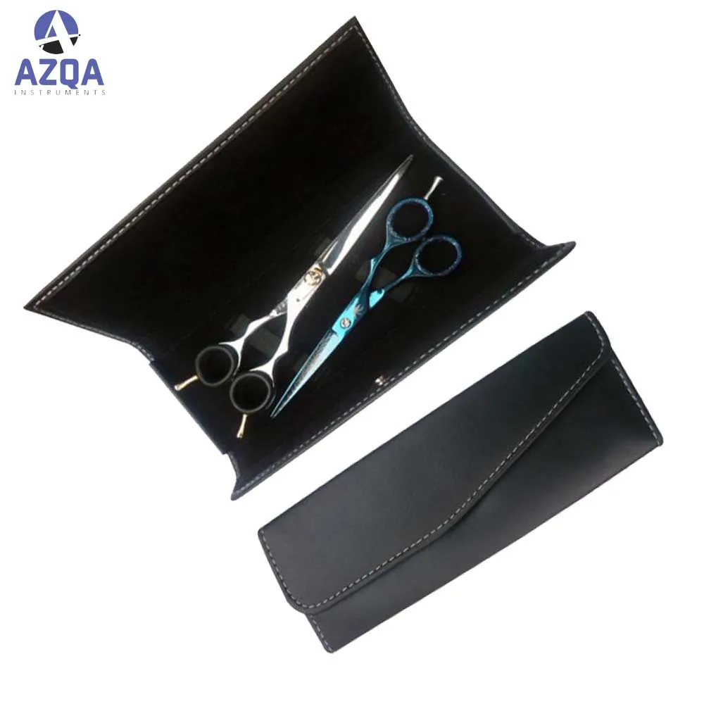 Wholesale Multi barber hair cutting scissors kit with leather case Made in Pakistan