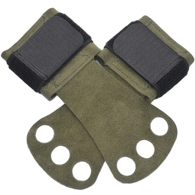 3 holes pull ups Leather Gymnastic Hand Grip for Gymnastics and Weight lifting