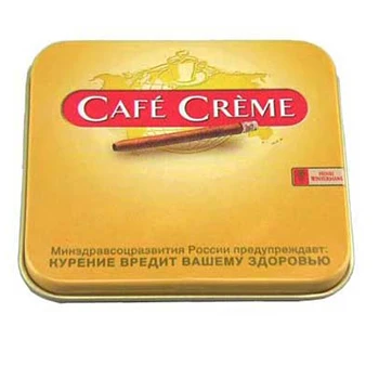 
Cigar aluminium metal tin can box food grade custom design offset printing 