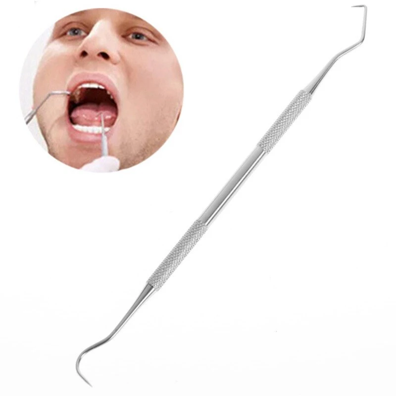 
Полезная нержавеющая сталь стоматологический исследователь двойной крюк стоматологический инструмент зонд для стоматолога офтальмологические инструменты 