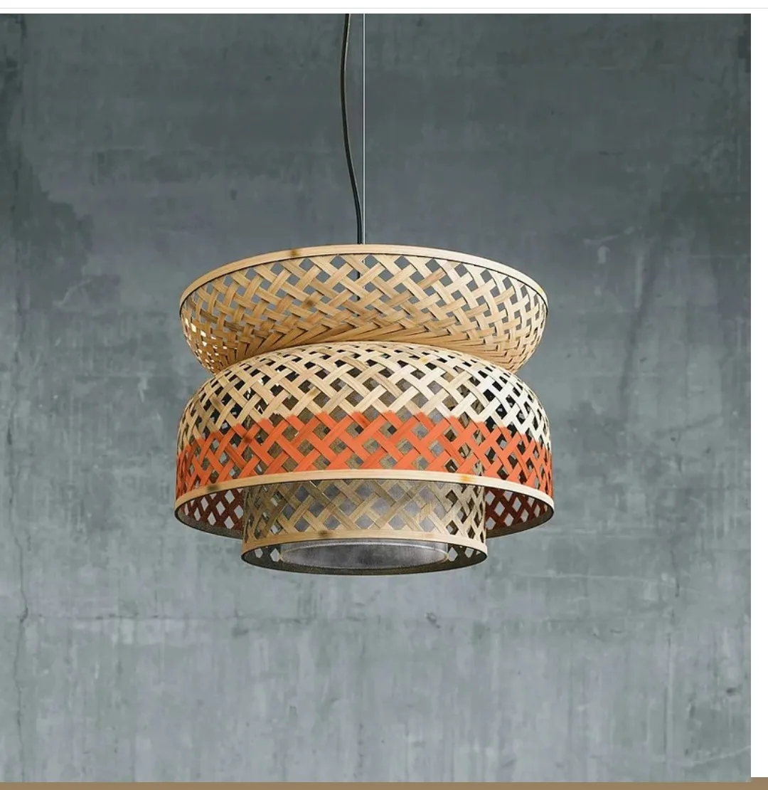 Brown Metal Modern Pendant Hanging Light modern design Lotus Pendant Lamp Hanging Lamp For Living Room Bed Room Hotel led lights