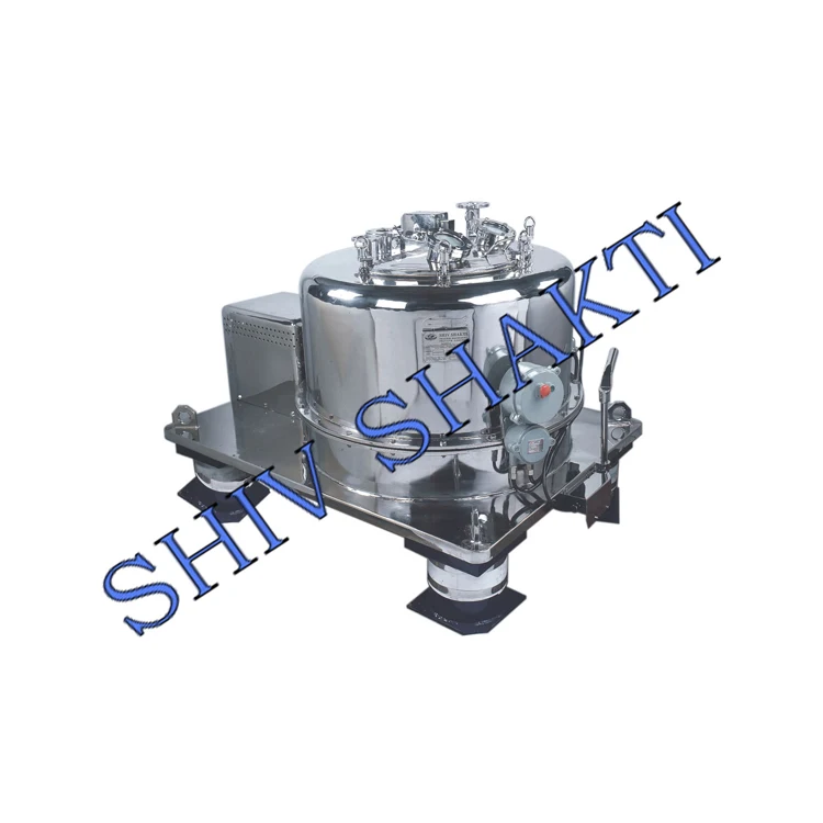Pharma Grade Manual Top Discharge Centrifuge Machine Available in Customized Size