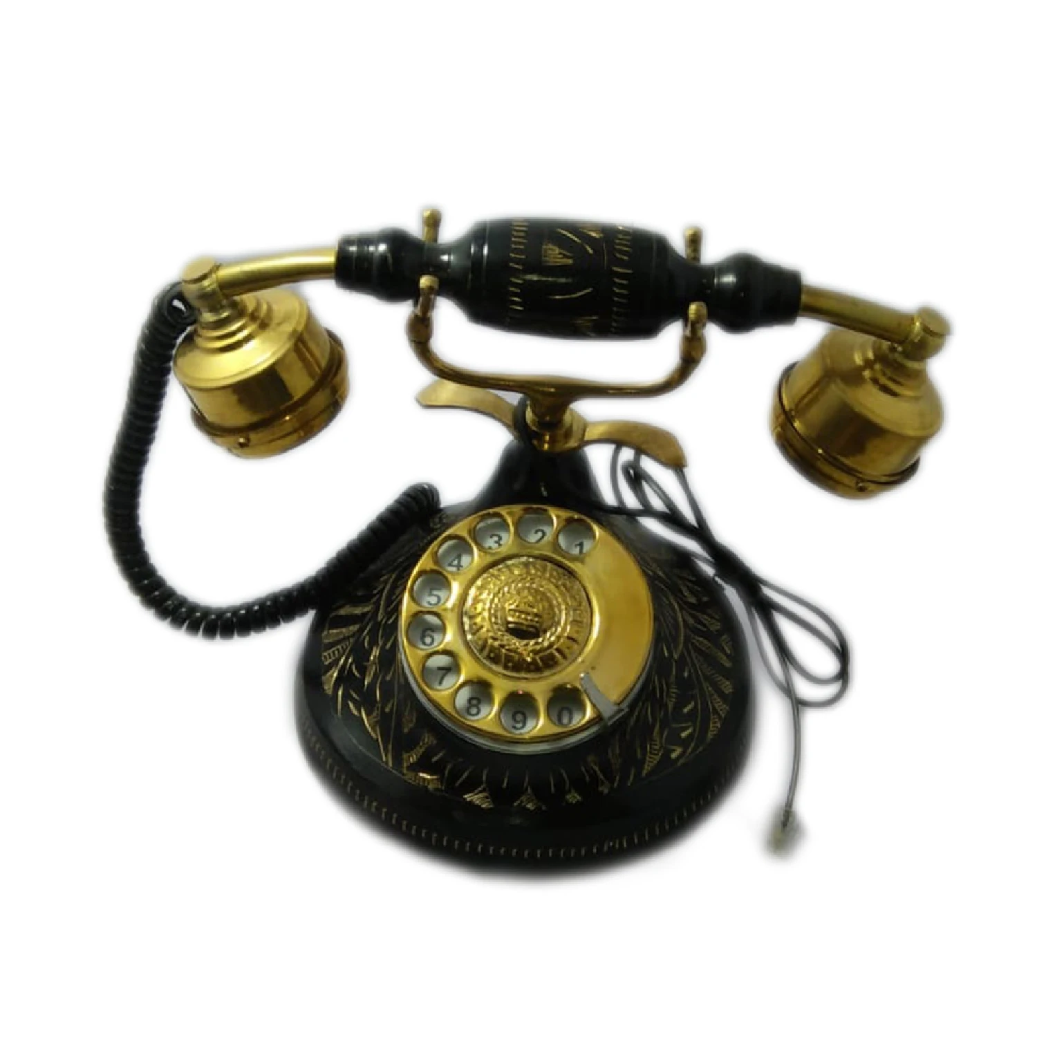 Vintage Telephone Design With Industrial Quality Solid Metal Design Telephone And Multiple Colored Finishing Design