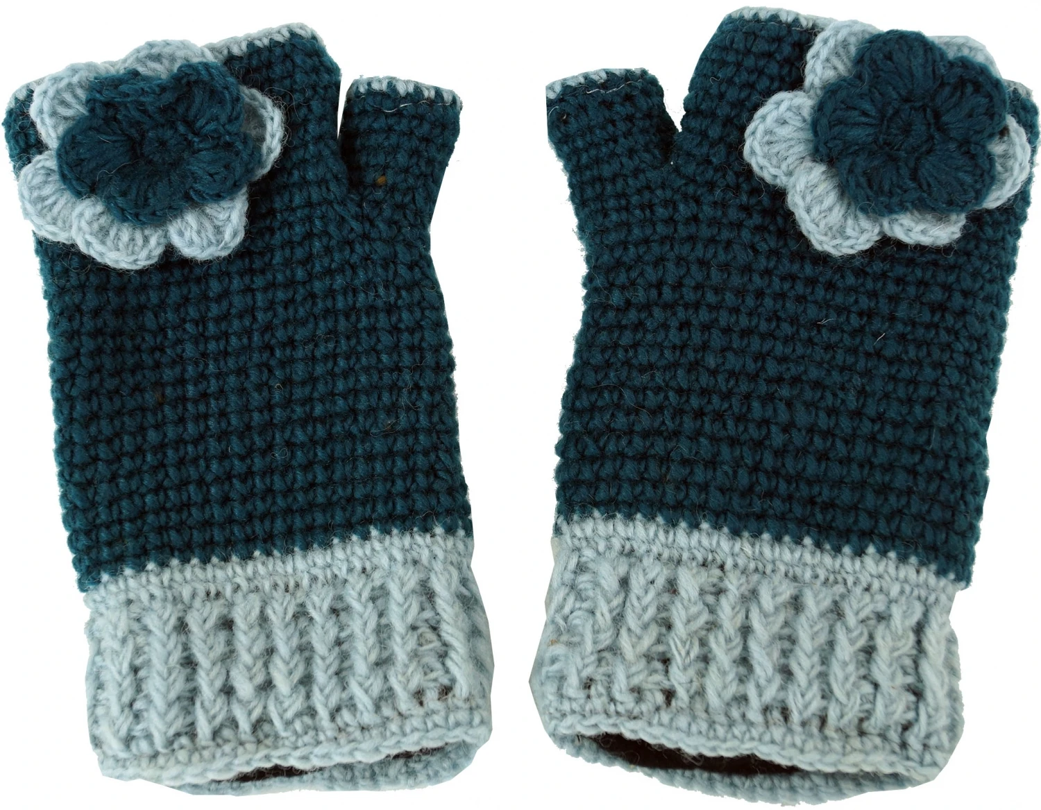 Hand Gloves High Quality Comfortable Warm Woolen Open Edge Handwarmer 100% Wool Handknitted