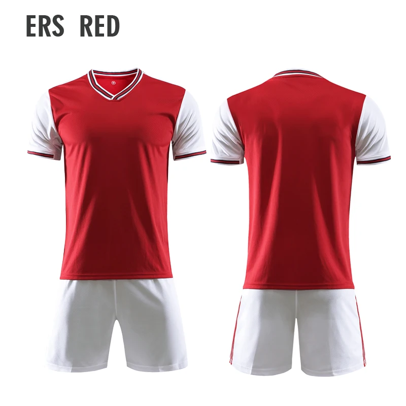 Red And White Soccer Jersey Soccer Uniform Football Jersey Sports Wear football shirt